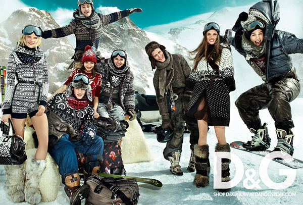 Рекламная кампания D&G осень-зима 2010/2011
