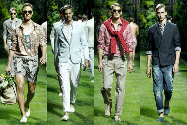 Показ мужской коллекции одежды D&G весна-лето 2011